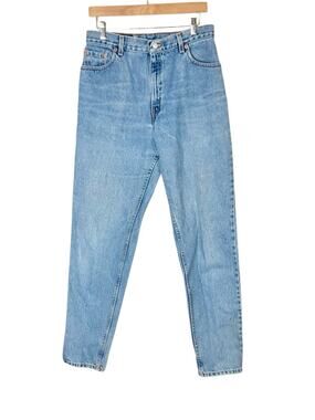 Vintage Levi's 90s USA Made Rigid High Rise 550 Jeans Size 12 Long